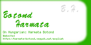 botond harmata business card